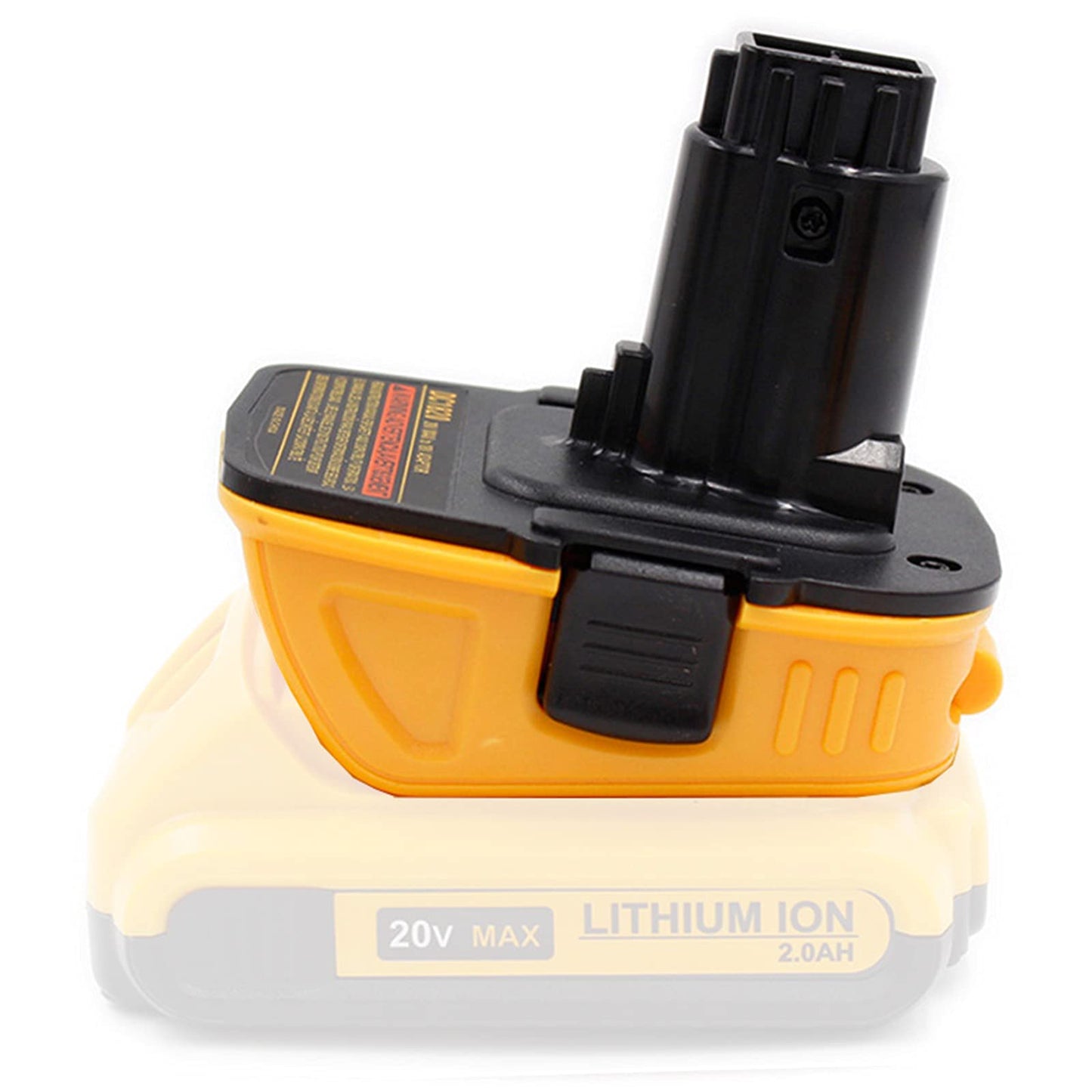 Adapter for Dewalt 18V/20V Lithium Batteries, Adapter DCA1820 for Dewalt 18/20V Lithium Battery DCB204 DCB205 DCB206 DCB606 Convert to NiCad NiMh Battery Tools Adapter with USB Output 1 PCS