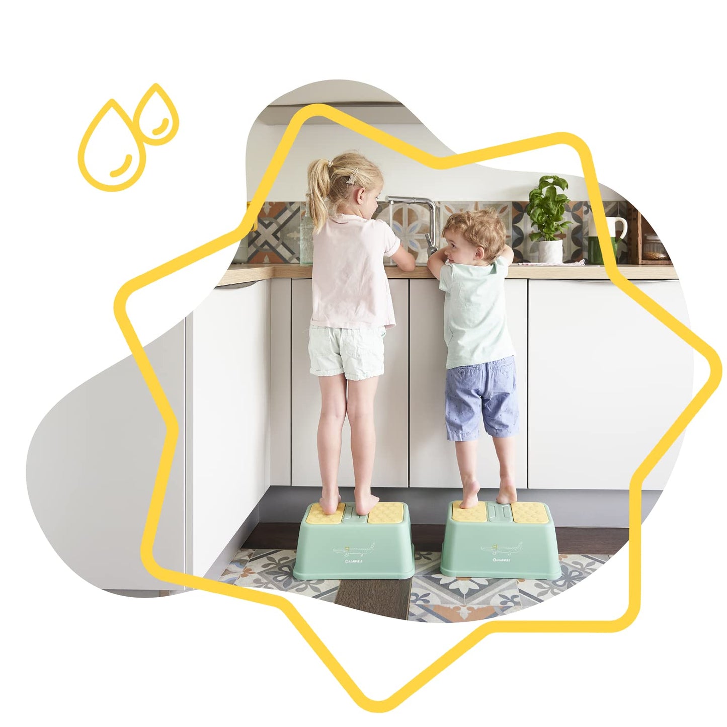 Badabulle potty training non-slip step stool