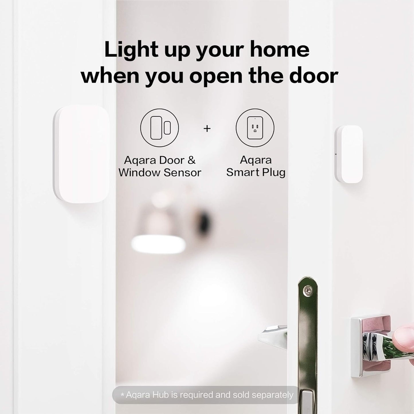 Aqara Door and Window Sensor Kit - 3pcs (Aqara Hub is Required), Zigbee, Wireless Mini Contact Sensor for Alarm System and Smart Home Automation, Compatible with Apple HomeKit, Alexa, Works With IFTTT Door and Window Sensor*3