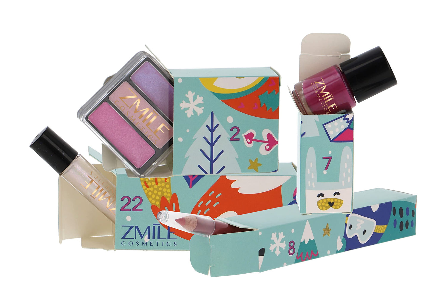 ZMILE Makeup Beauty Advent Calendar Cosmetic Christmas Gift – Animals Puzzle