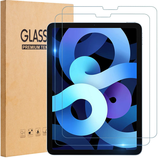 TOPESCT 2-Pack Screen Protector for Ipad Air 5th/4th Generation 10.9-Inch,Ipad Pro 11-inch,Tempered Glass Film,9H Hardness, Ultra Clear, Anti-Scratch