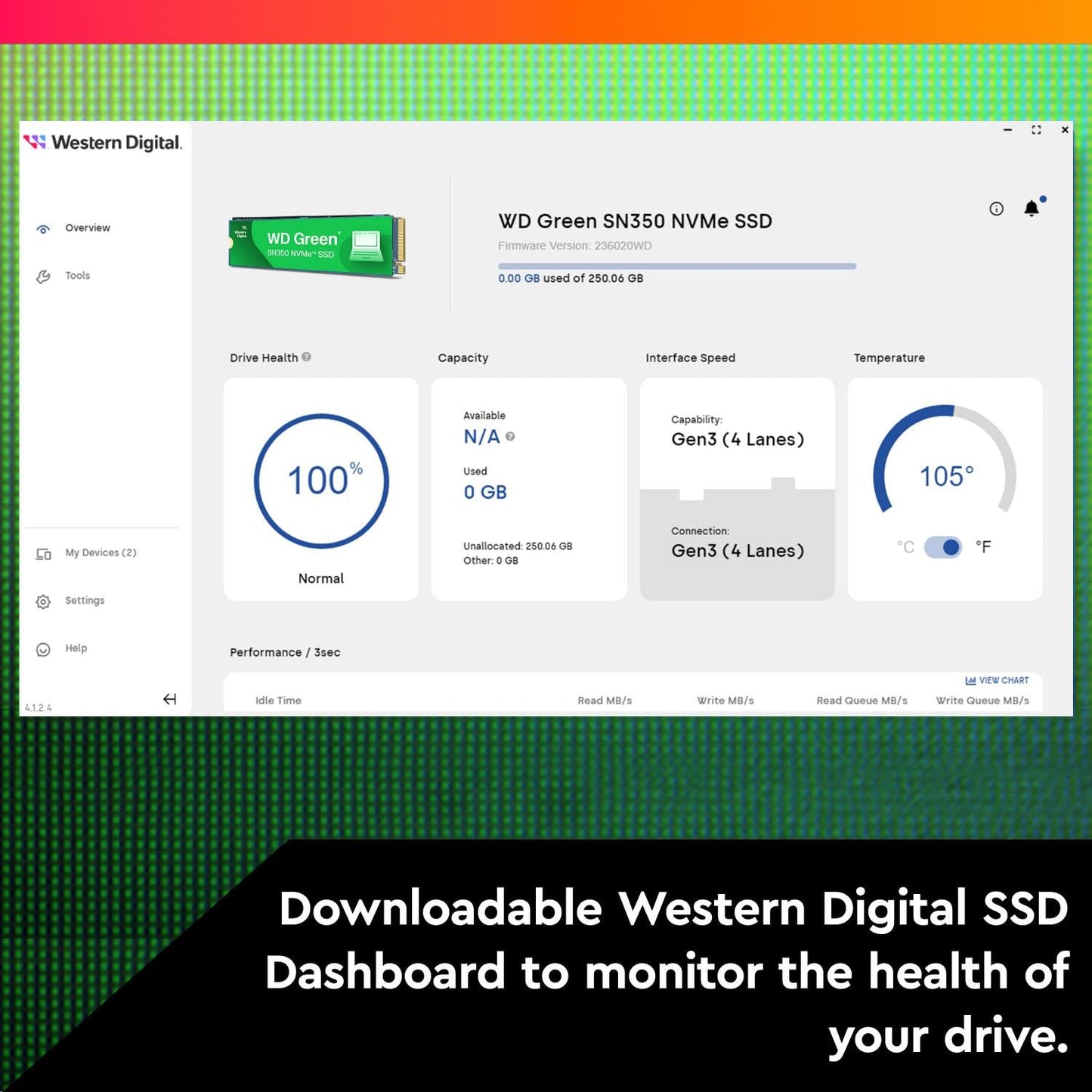 WD Green SN350 NVMe SSD 2TB M.2