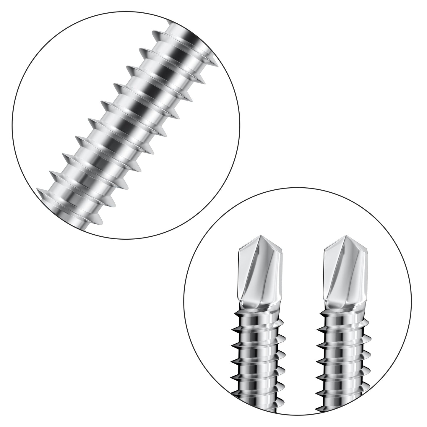 120 PCS Stainless Steel Self Drilling Screws,Self Tapping Screws for Metal (120 PCS, Flat Head M3.5 & Flat Head M4.2) 120 Flat Head 3.5 & Flat Head 4.2