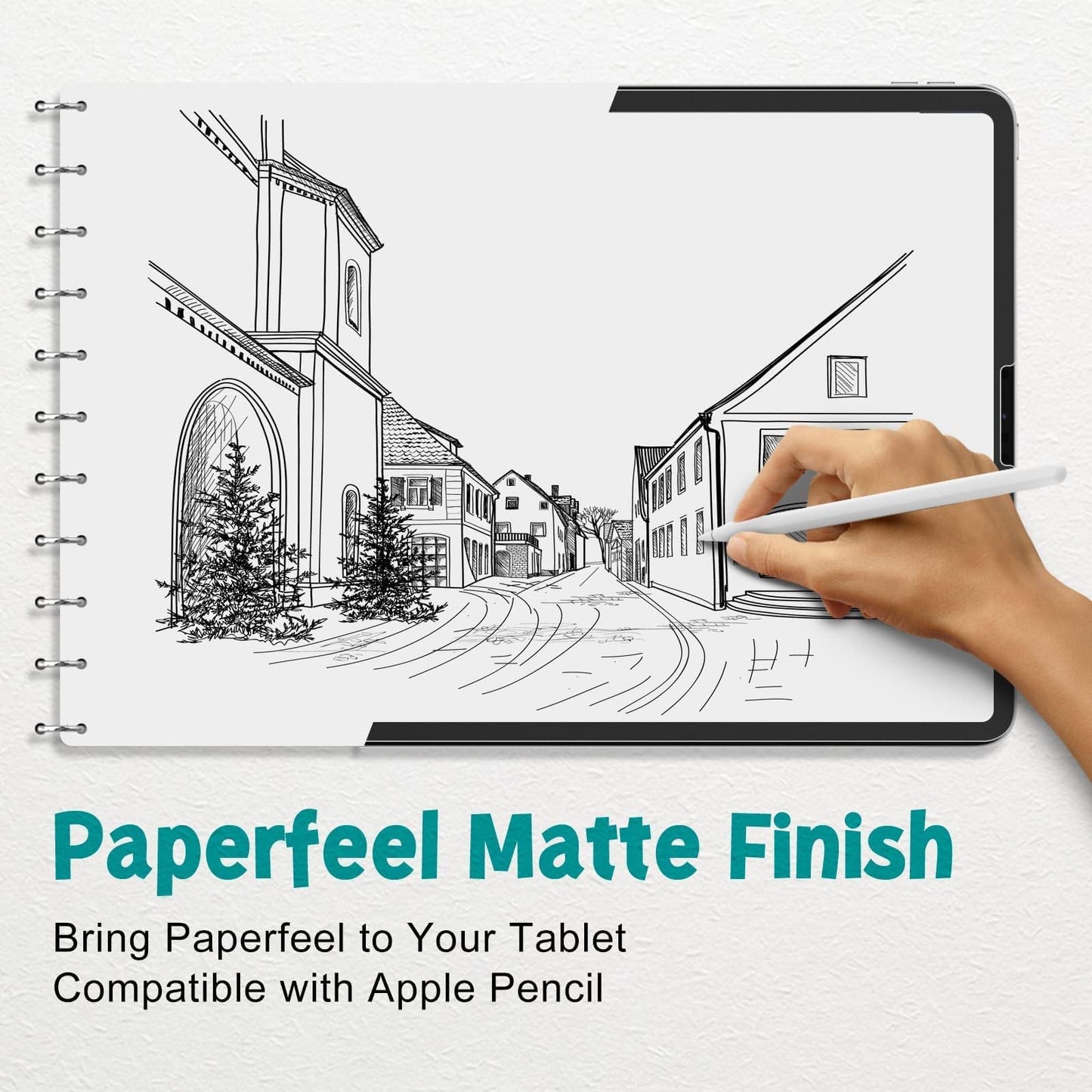 [2 Pack] Paperfeel Screen Protector for iPad Mini 7 (A17 Pro) 2024 / iPad Mini 6 2021(8.3 inch), Matte Paper Screen Protector for iPad Mini 7th/6th for Writing & Drawing - Anti Glare/Anti Fingerprint iPad Mini 6th (8.3 inch)