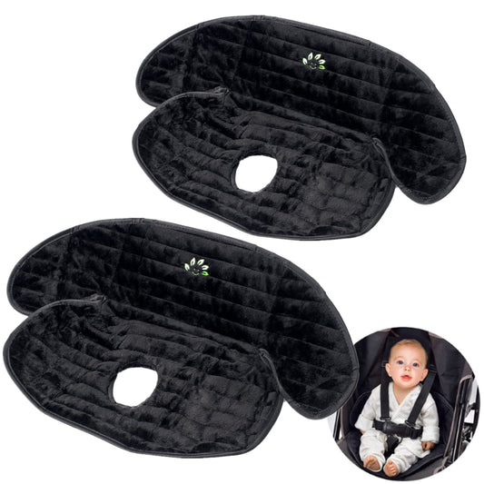 Waterproof Potty Training Pads Liner, 2Pack Car Seat Protector Pad, Portable Non-slip Pad for Car Seat, Dry Seat Padded Travel Potty Car Seat Protector, Piddle Pad fits All Car Seat,Buggy,Pushchair 2pcs Black