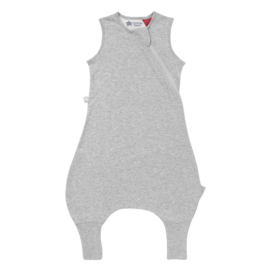 Tommee Tippee Baby Sleep Bag with Legs, The Original Grobag Steppeebag, Baby Romper Suit, Hip-Healthy Design, Soft Cotton-Rich Fabric, 18-36m Sky Grey Marl 1 Tog