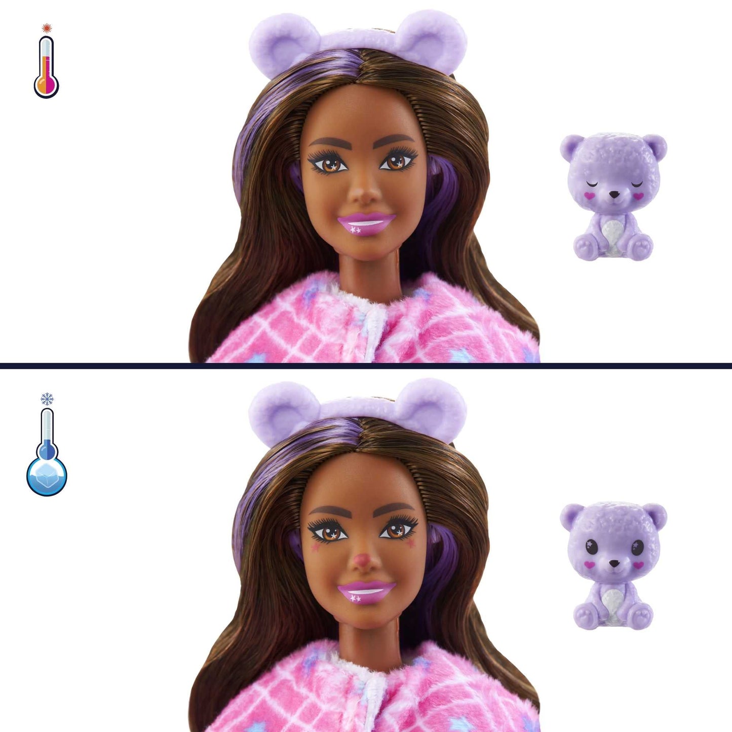 Barbie Cutie Reveal Fantasy Series Doll with Teddy Bear Plush Costume & 10 Surprises Including Mini Pet & Color Change, Gift for Kids 3 Years & Older