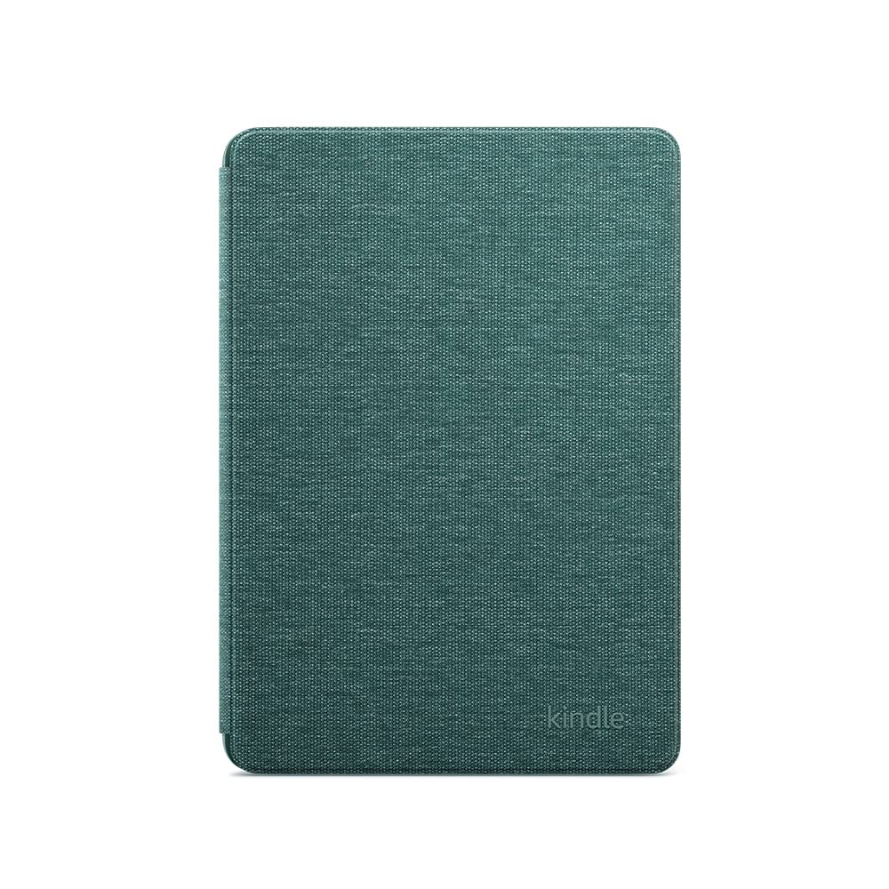 Amazon Kindle Case, Thin and Lightweight, Foldable Protective Cover - Fabric Green