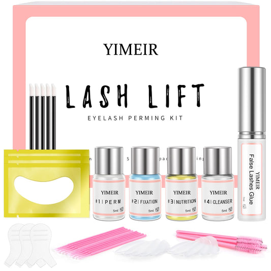 2025 Upgraded Lash Lift Kit - Eyelash Lift Kit,Professional Semi-Permanent Curling Eyelash Perm Kit, Lash Perm Kit Suitable for Salon and Home Use