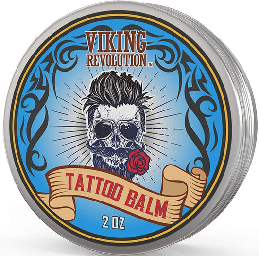 Viking Revolution - Tattoo Aftercare - Balm for Before, During & After Tattoo – Natural Tattoo Cream – Moisturizing Lotion to Promote Skin Healing – Tattoo balm - 56.6g 56.6 g