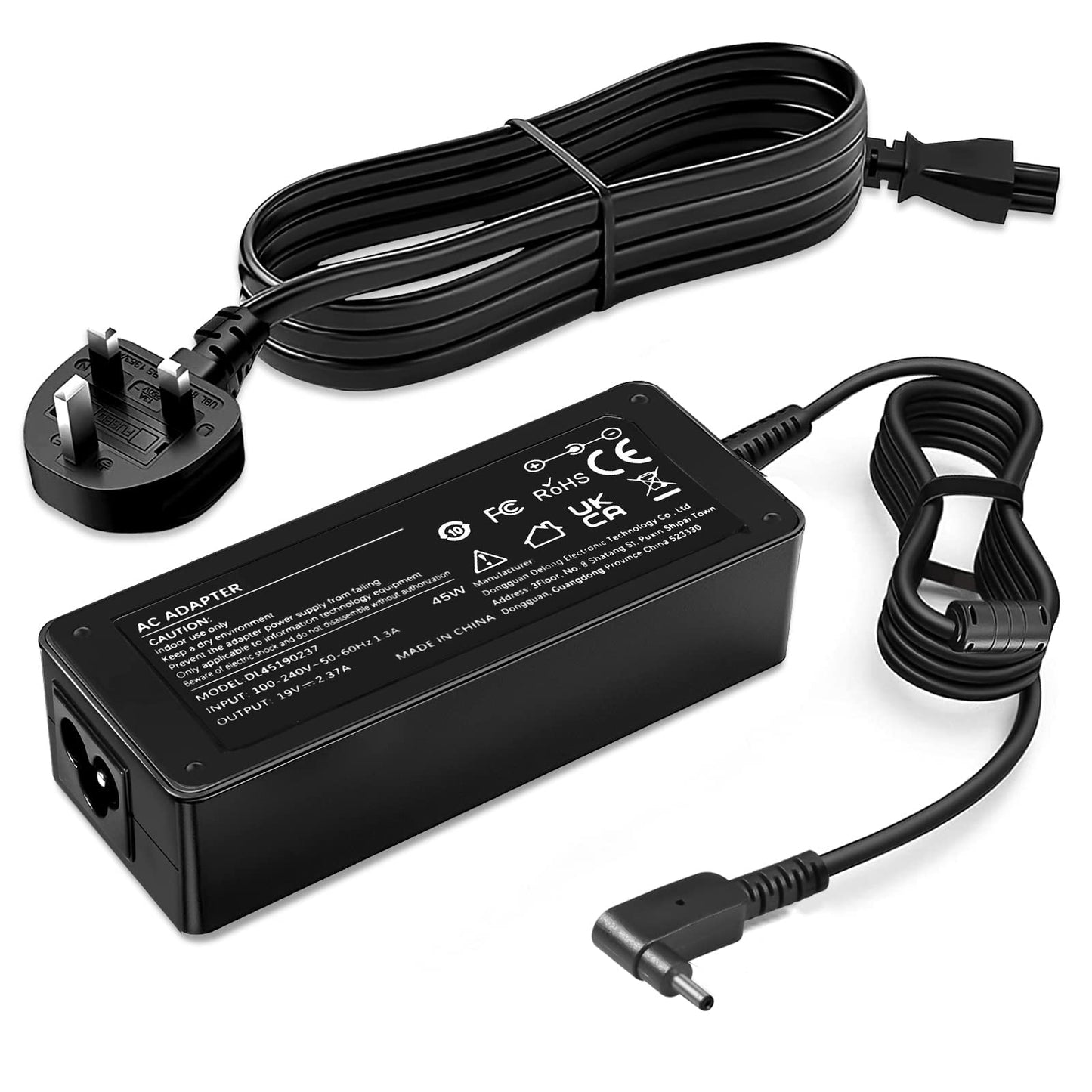 45W Charger Laptop Adapter for Acer Chromebook CB3 CB5 CB3-532 CB3-431 11 13 14 15 R11 A11-065N1A N16Q1 N15Q9 C731 C738T N15Q8 CB3-131 Power Supply Cord(3.0mm * 1.1mm) 3.0mm * 1.1mm