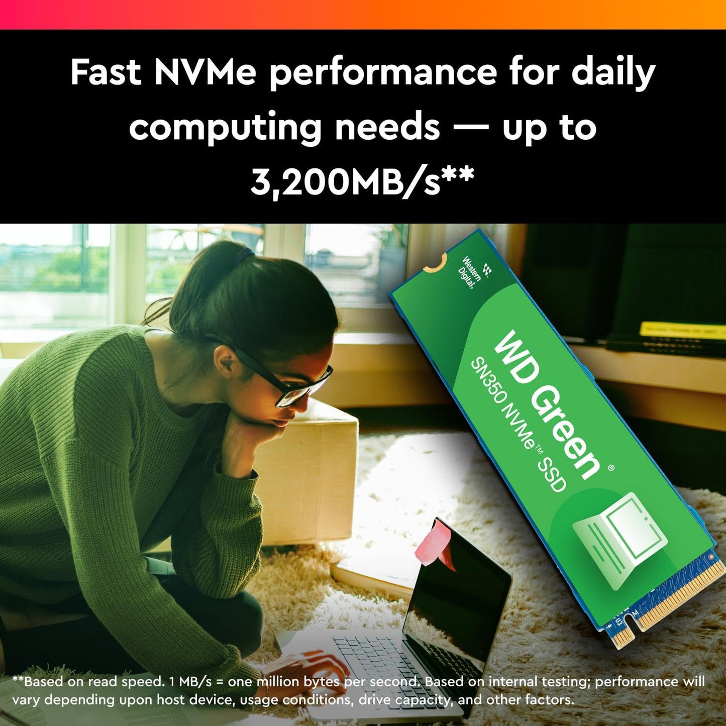 WD Green SN350 NVMe SSD 2TB M.2