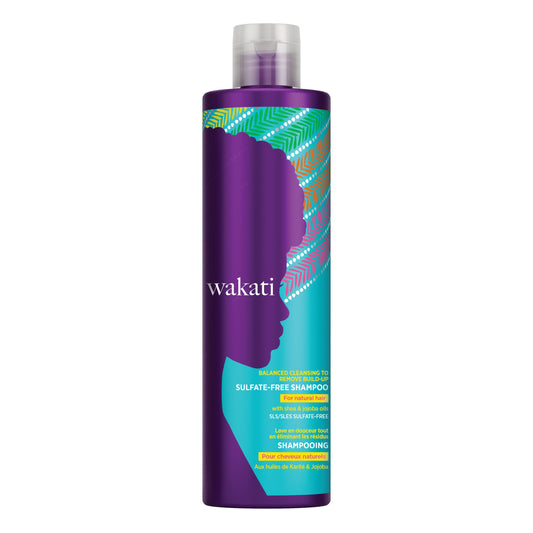 Wakati Sulfate-Free Non-Stripping Auto-Detangling Shampoo for Natural Afro Hair 235 ml