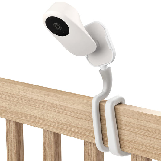 TIUIHU Baby monitor Mount for Nooie Baby Monitor 1080p，flexible mounting mount for nooie baby monitor