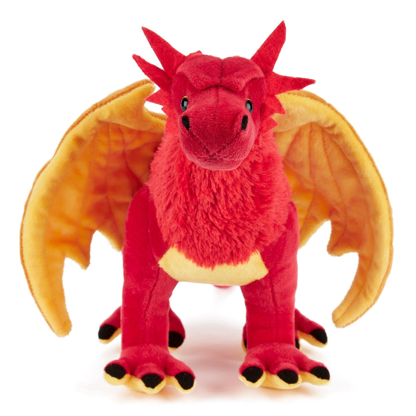 Zappi Co Childrens Stuffed Soft Cuddly Large Plush Toy Lifelike Stuffed Animal for Boys Kids (43cm Length) (Dragon Red) Dragon Red