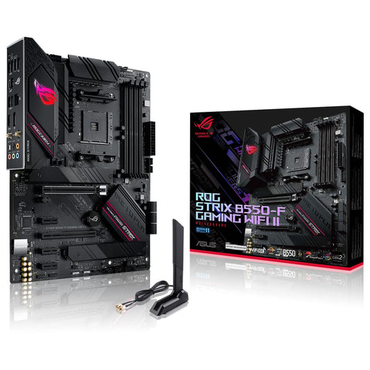 ASUS ROG STRIX B550-F GAMING WIFI II - Motherboard - ATX - Socket AM4 - AMD B550 Chipset - USB-C Gen2, USB 3.2 Gen 1