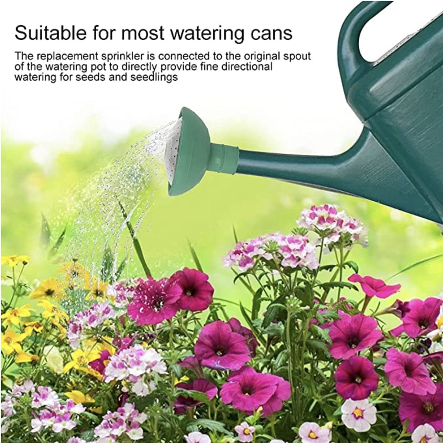 Universal Garden Watering Can Rose Head, Water Sprinkler Sprayer Fits All Standard Size Watering Cans (1 Pack) 1