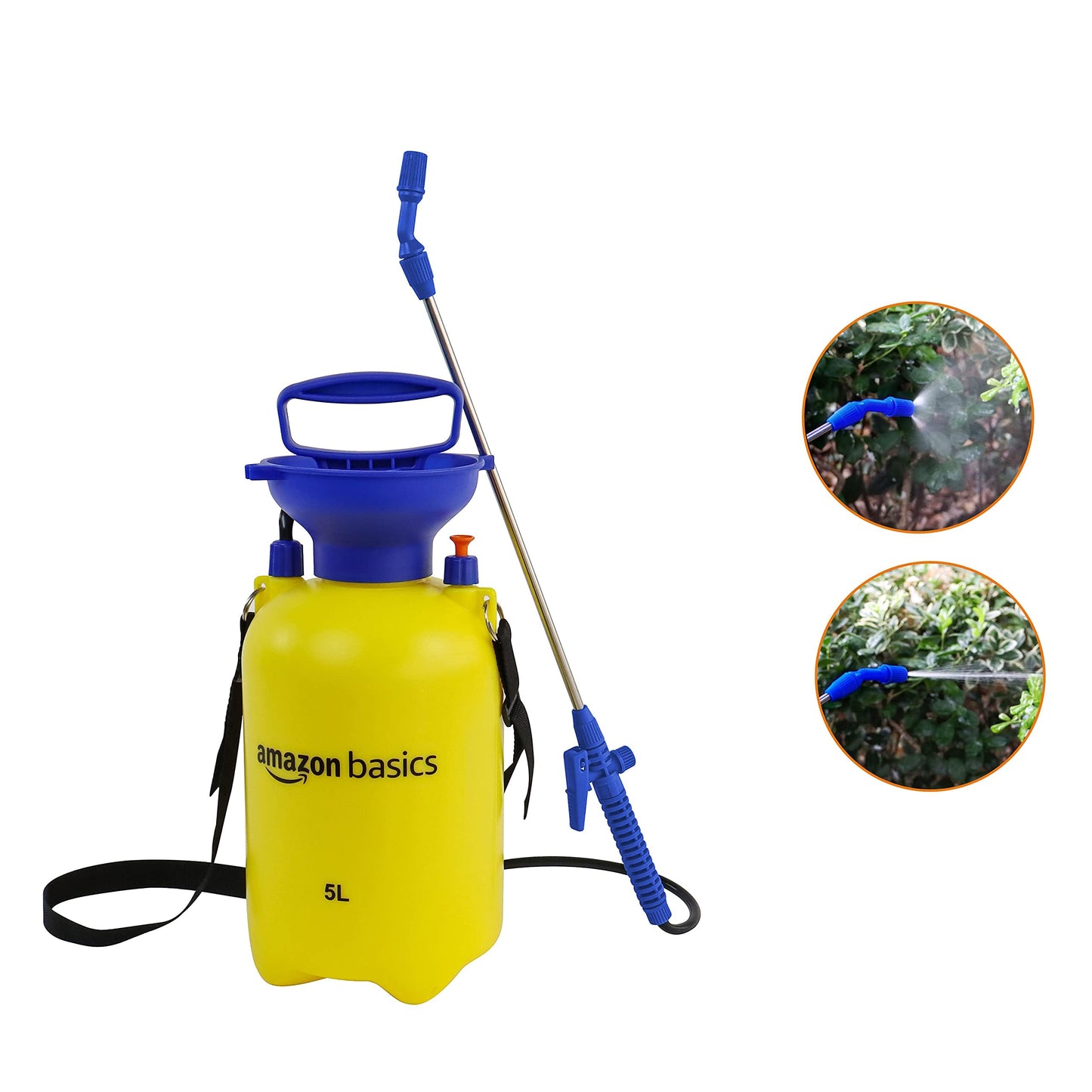 Amazon Basics Pressure Sprayer with Lockable Trigger Mechanism - 5 litres 5L