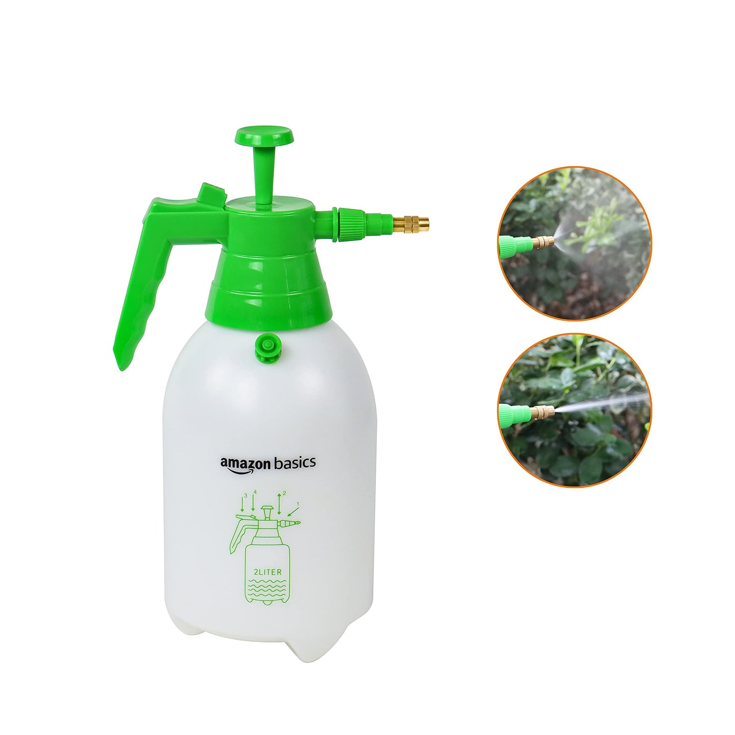 Amazon Basics Pressure Sprayer with Lockable Trigger Mechanism - 2 litres 2L