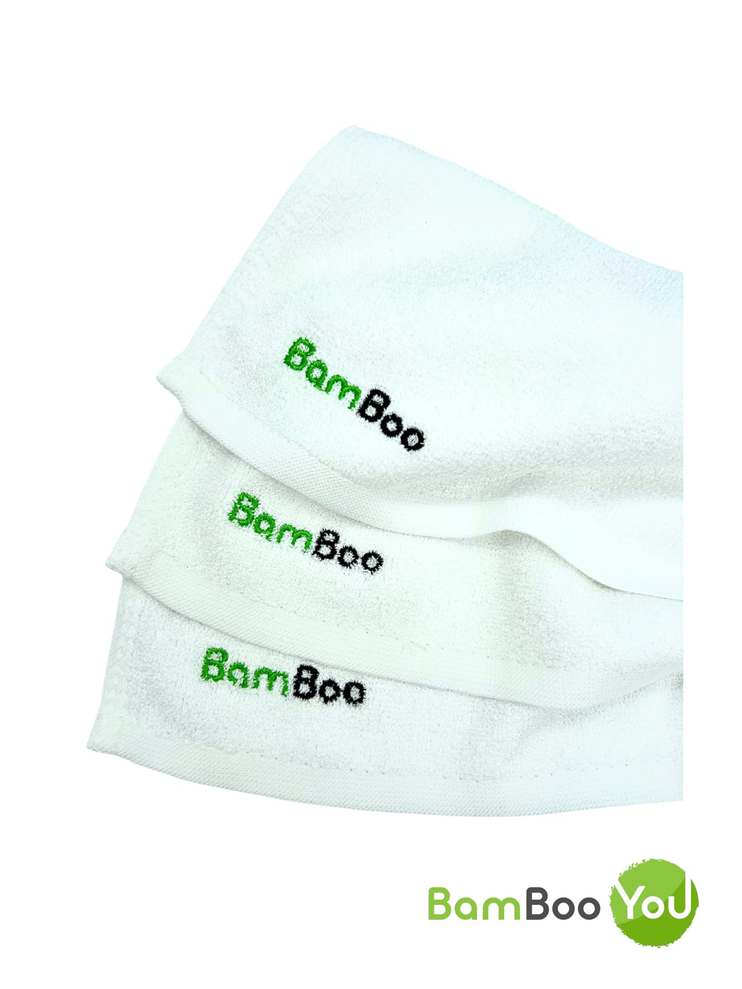 BamBoo You Luxuriously Soft Bamboo Face Cloths - Pack of 6 Baby Wash Cloths 25cm x 25cm - (500gsm) Reusable Face Flannels for Baby, Kids, Adults & Sensitive Skin