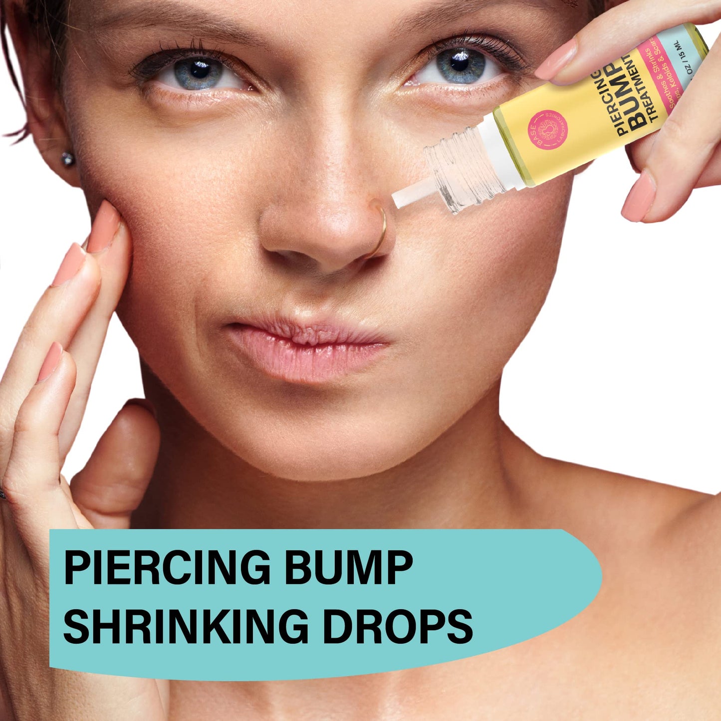 BASE LABORATORIES Piercing Aftercare Kit: Piercing Bump Solution Oil(15ml) + Piercing Aftercare Spray (4oz)