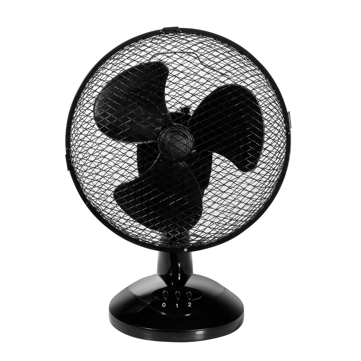 Zanussi 9" Inch, Portable Desk Fan, 2 Speed Settings, Wide-Angled Oscillation, Quiet Operation, Perfect for Bedroom or Office, Black - ZNPDF0921B 9 Inch