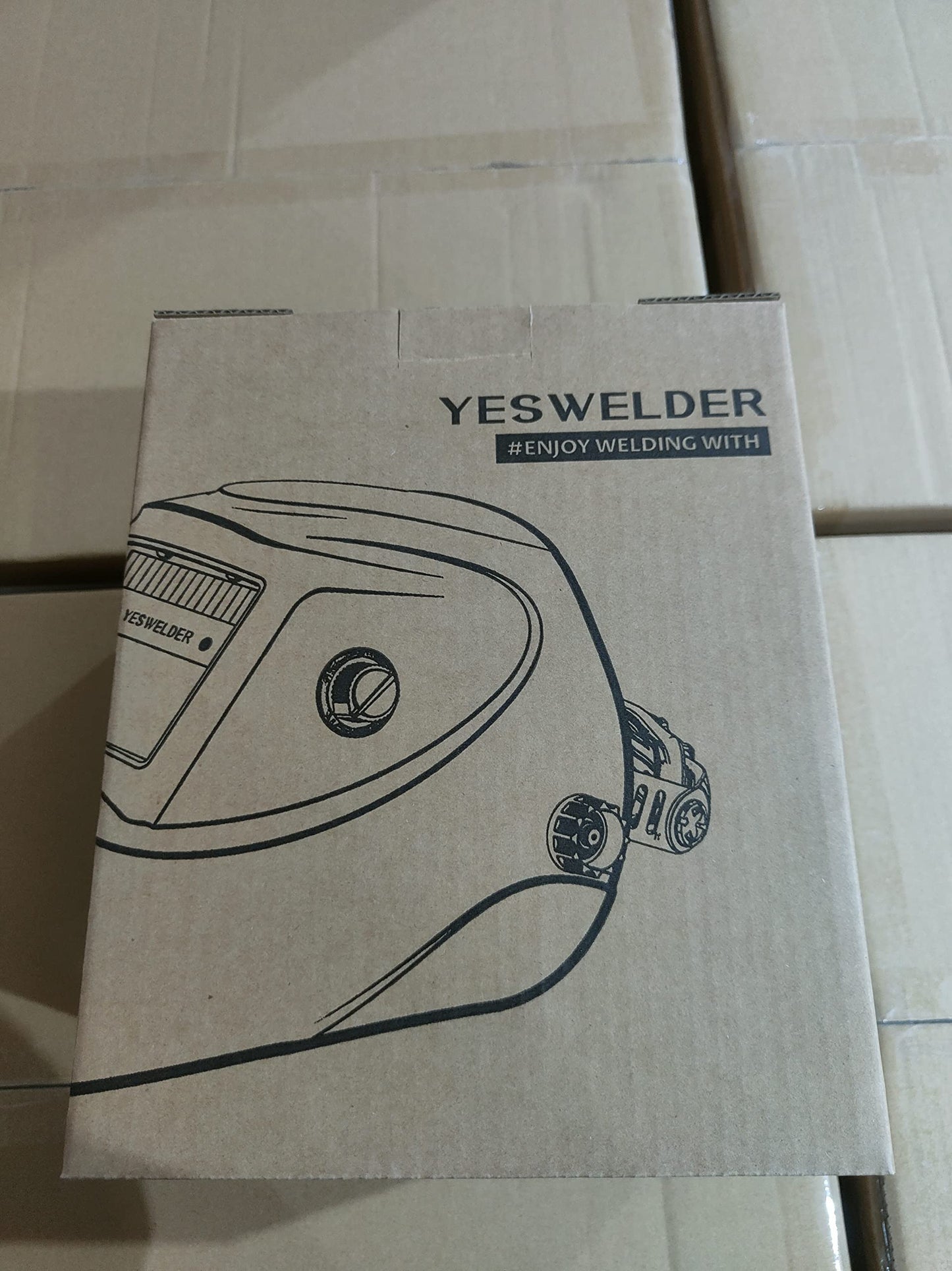 YESWELDER Large Viewing True Colour Welding Mask Solar Powered Auto Darkening Welding Helmet with SIDE VIEW, 4 Arc Sensor Wide Shade 4/5-9/9-13 Welder Mask for TIG MIG ARC LYG-Q800D