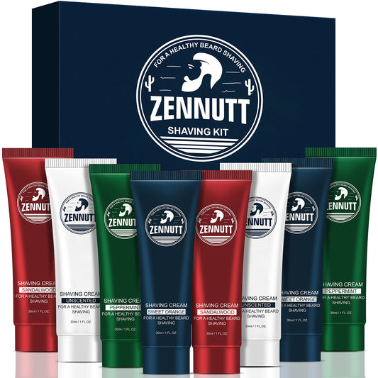 Travel Shaving Cream Kit Mens Gifts Set Luxury Shaving Lotions for Close Wet Shave Unique Gift for Christmas Stocking Fillers Ultimate Christmas Birthday Gifts for Men Him Dad Husband Boyfriend Father