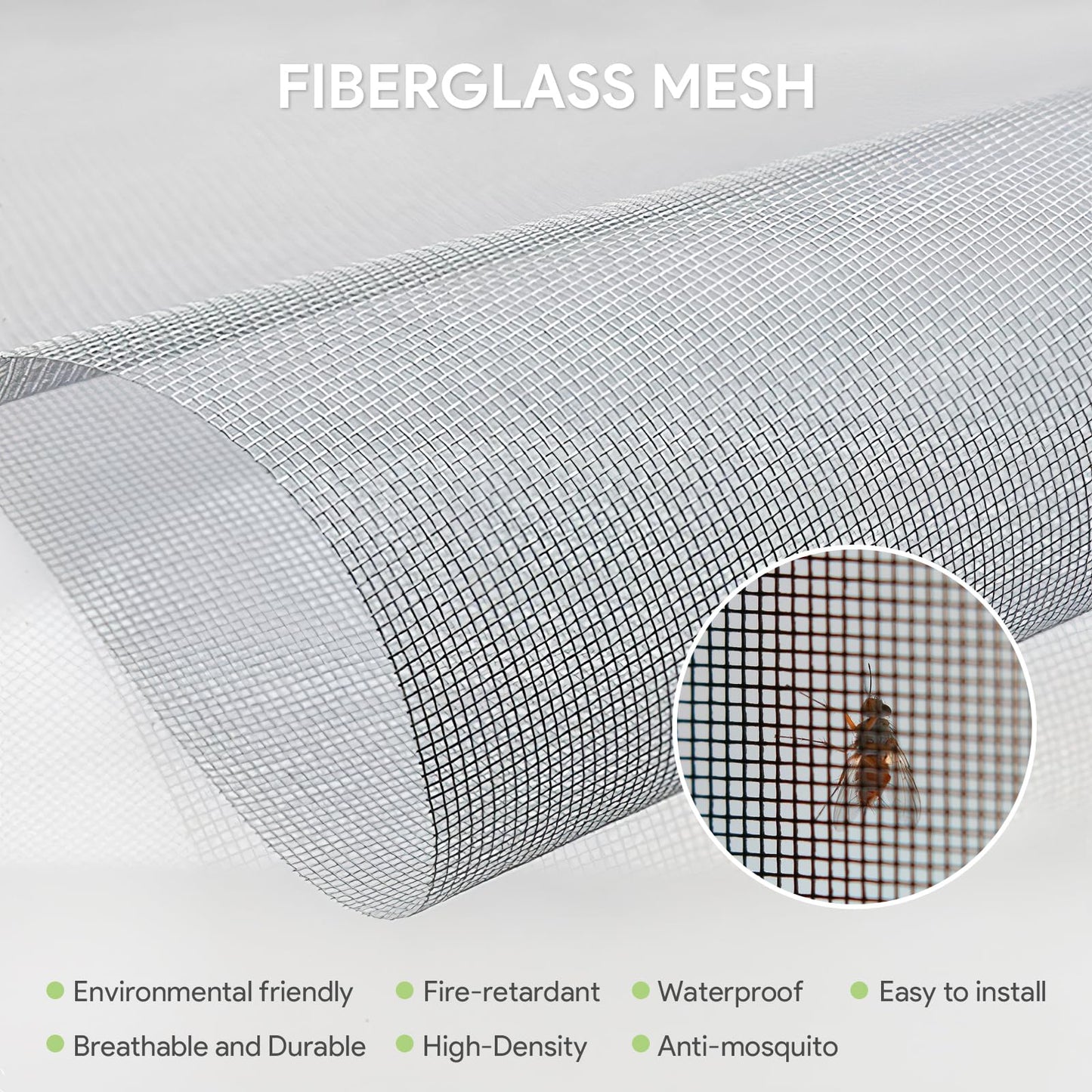 Window Nets to Keep Bugs Out, MOEGFY Magnetic Fly Screens for Windows, Adjustable DIY Window Screen Insect Screen Mosquito Net Fits Any Size Smaller Than 48”X43”, Cat Window Guard, Easy to Install 48”x43” / 120x110cm Grey Frame Grey Mesh