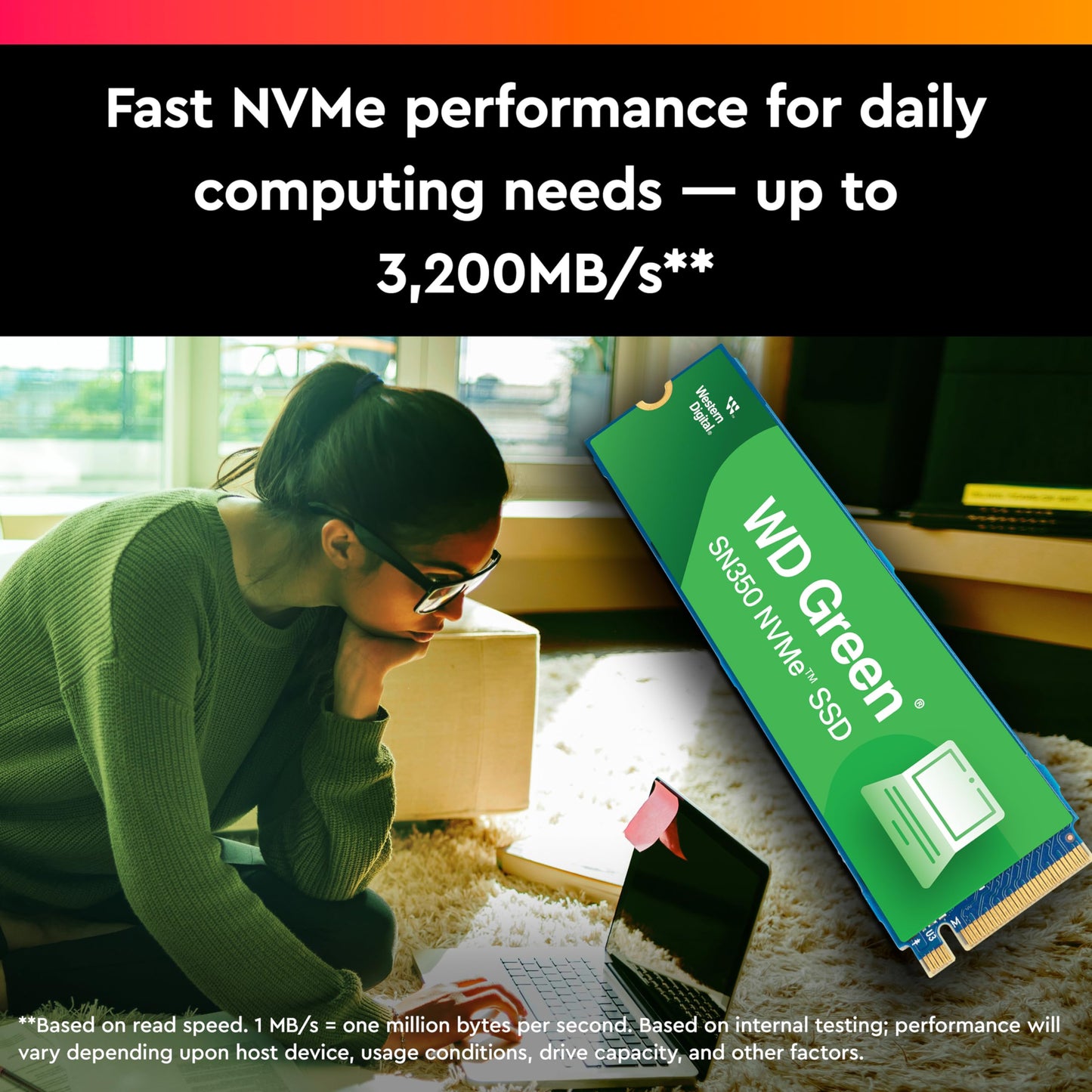 WD Green SN350 NVMe SSD 1TB M.2