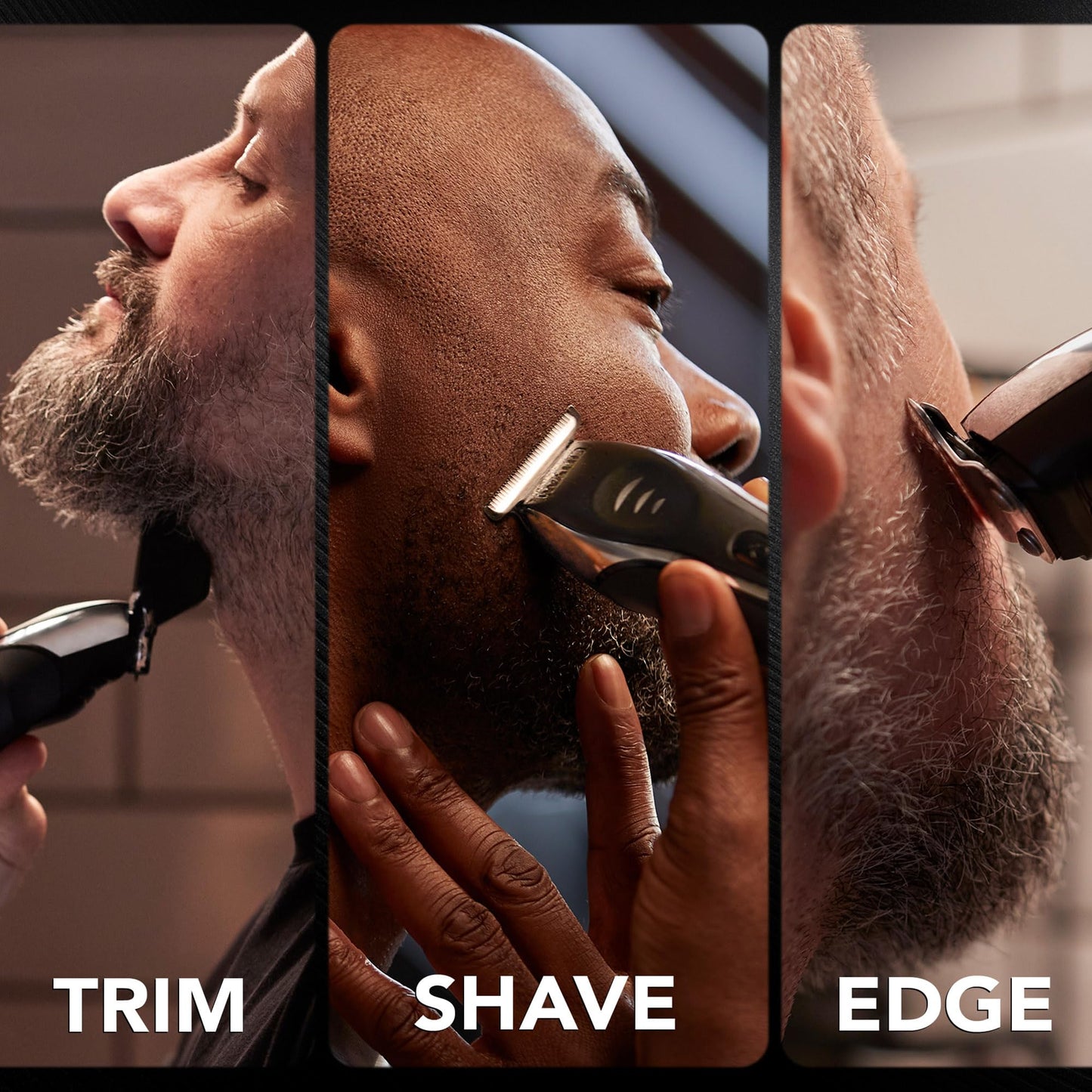 WAHL Aqua Blade Stubble and Beard Trimmer, Beard Shaping, Rechargeable, Male Grooming Set, Fully Washable, Suitable for Wet/Dry Use, Beard Care, Black Aqua Blade Trimmer Single unit