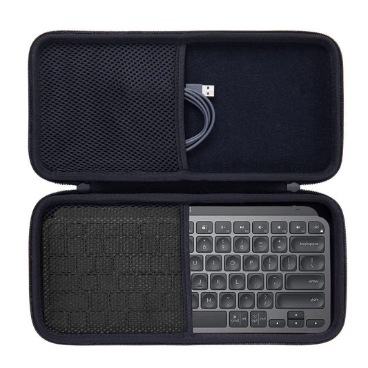 Aenllosi Hard Carry Case for Logitech MX Keys Mini Minimalist Wireless Illuminated Keyboard, Case Only(Black) Keys Mini Clavie Black