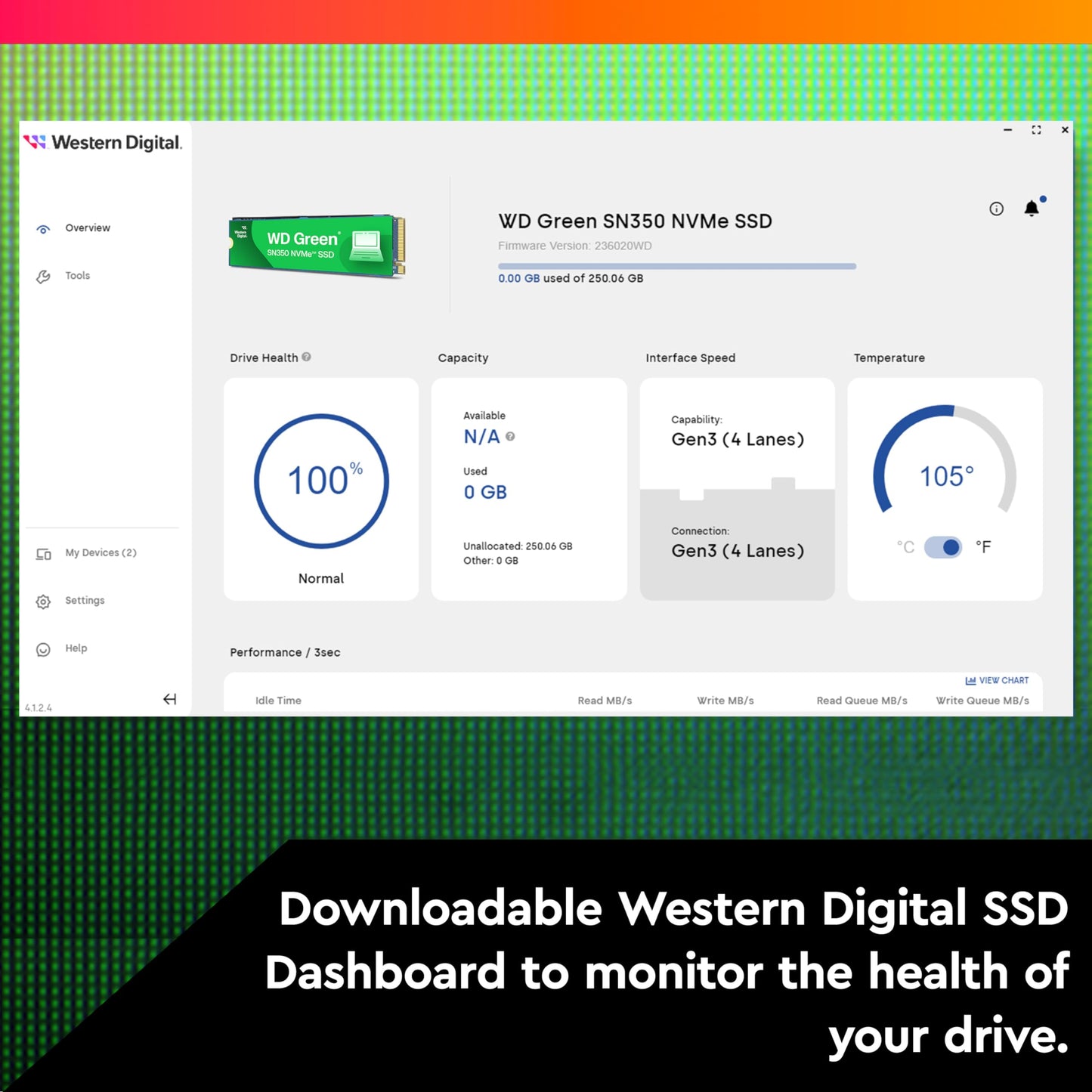 WD Green SN350 NVMe SSD 1TB M.2